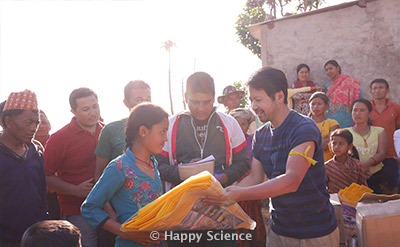 Nepal Earthquake Emergency Relief Activities Happy Science