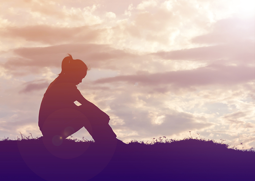 Girl Alone in a Field ( Lonliness